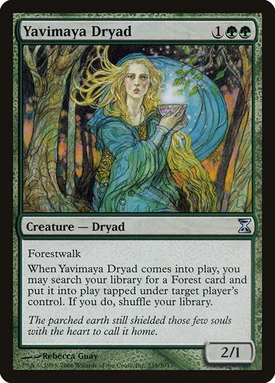 Yavimaya Dryad [Time Spiral] | Magic Magpie