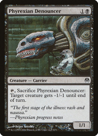 Phyrexian Denouncer [Duel Decks: Phyrexia vs. the Coalition] | Magic Magpie