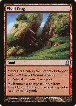 Vivid Crag [Commander 2011] | Magic Magpie