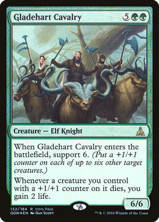 Gladehart Cavalry [Oath of the Gatewatch Promos] | Magic Magpie