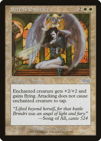 Serra's Embrace [Urza's Saga] | Magic Magpie