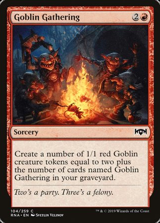 Goblin Gathering [Ravnica Allegiance] | Magic Magpie