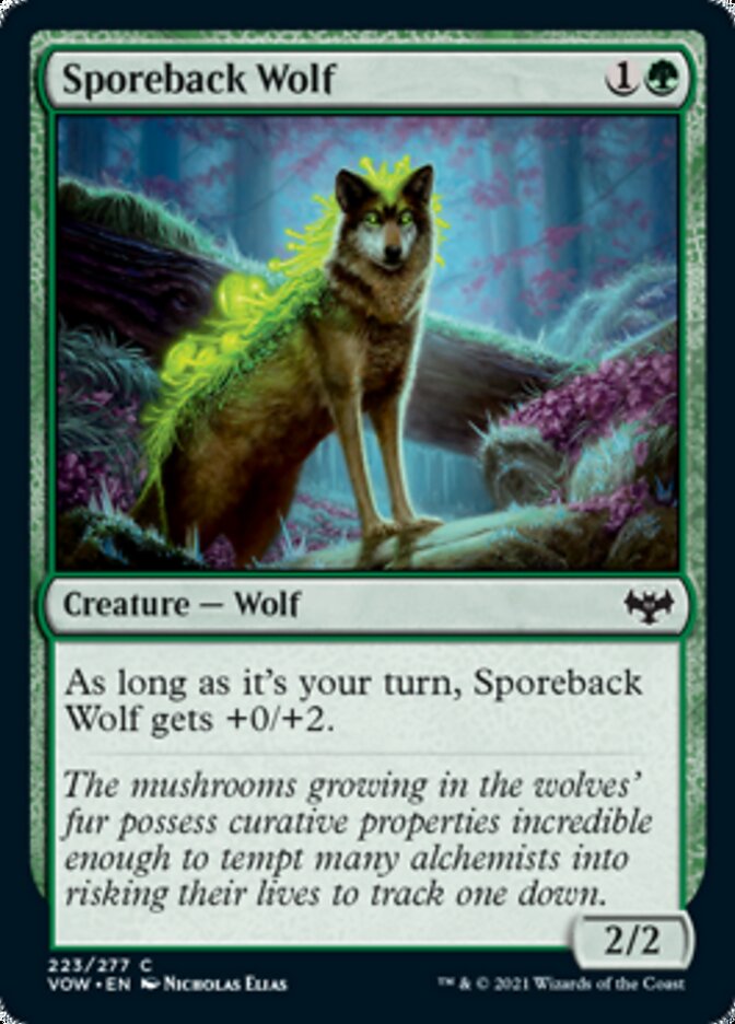 Sporeback Wolf [Innistrad: Crimson Vow] | Magic Magpie