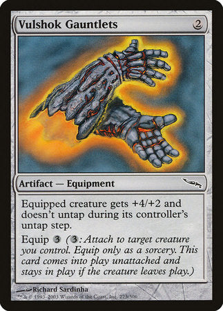 Vulshok Gauntlets [Mirrodin] | Magic Magpie