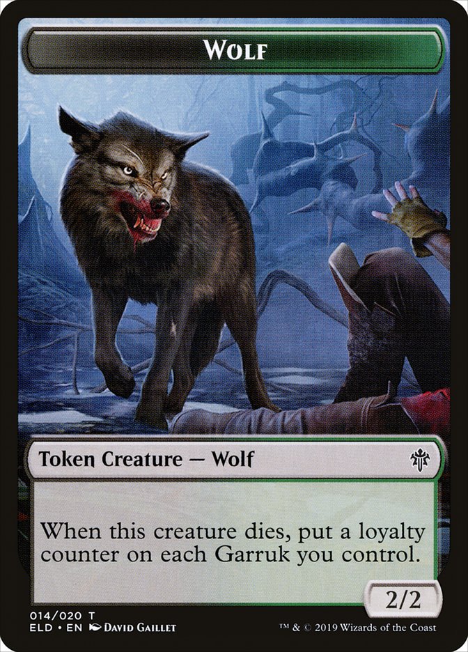 Wolf [Throne of Eldraine Tokens] | Magic Magpie