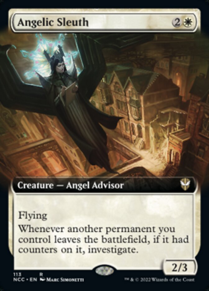 Angelic Sleuth (Extended Art) [Streets of New Capenna Commander] | Magic Magpie