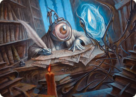 Unblinking Observer Art Card [Innistrad: Midnight Hunt Art Series] | Magic Magpie