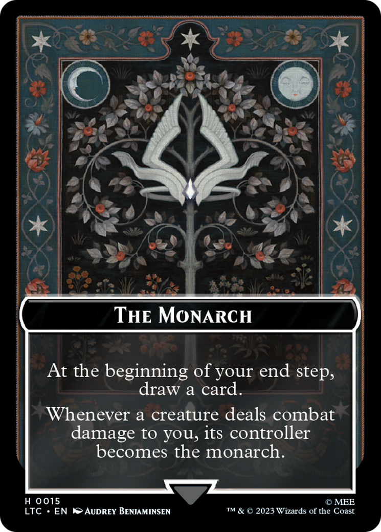 The Monarch // Treasure Double-Sided Token [The Lord of the Rings: Tales of Middle-Earth Commander Tokens] | Magic Magpie