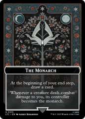 The Monarch // Treasure Double-Sided Token [The Lord of the Rings: Tales of Middle-Earth Commander Tokens] | Magic Magpie