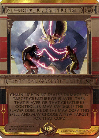 Chain Lightning [Amonkhet Invocations] | Magic Magpie