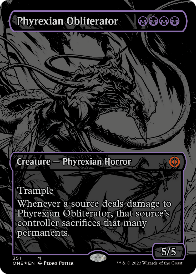 Phyrexian Obliterator (Oil Slick Raised Foil) [Phyrexia: All Will Be One] | Magic Magpie