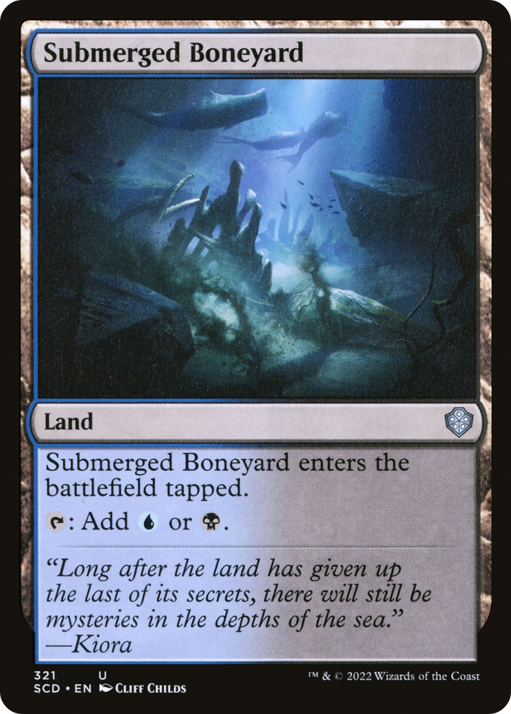 Submerged Boneyard [Starter Commander Decks] | Magic Magpie