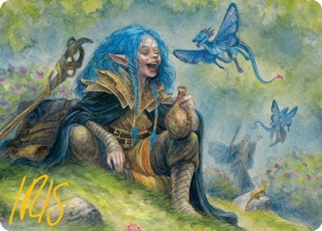 Feywild Trickster Art Card (Gold-Stamped Signature) [Dungeons & Dragons: Adventures in the Forgotten Realms Art Series] | Magic Magpie