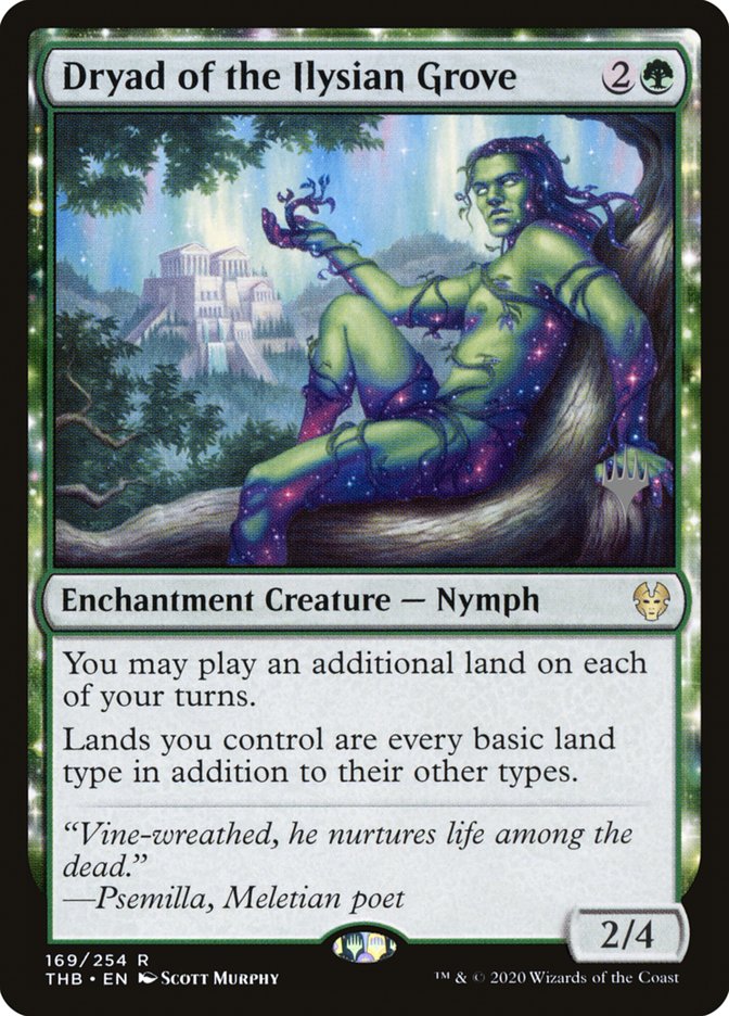 Dryad of the Ilysian Grove (Promo Pack) [Theros Beyond Death Promos] | Magic Magpie