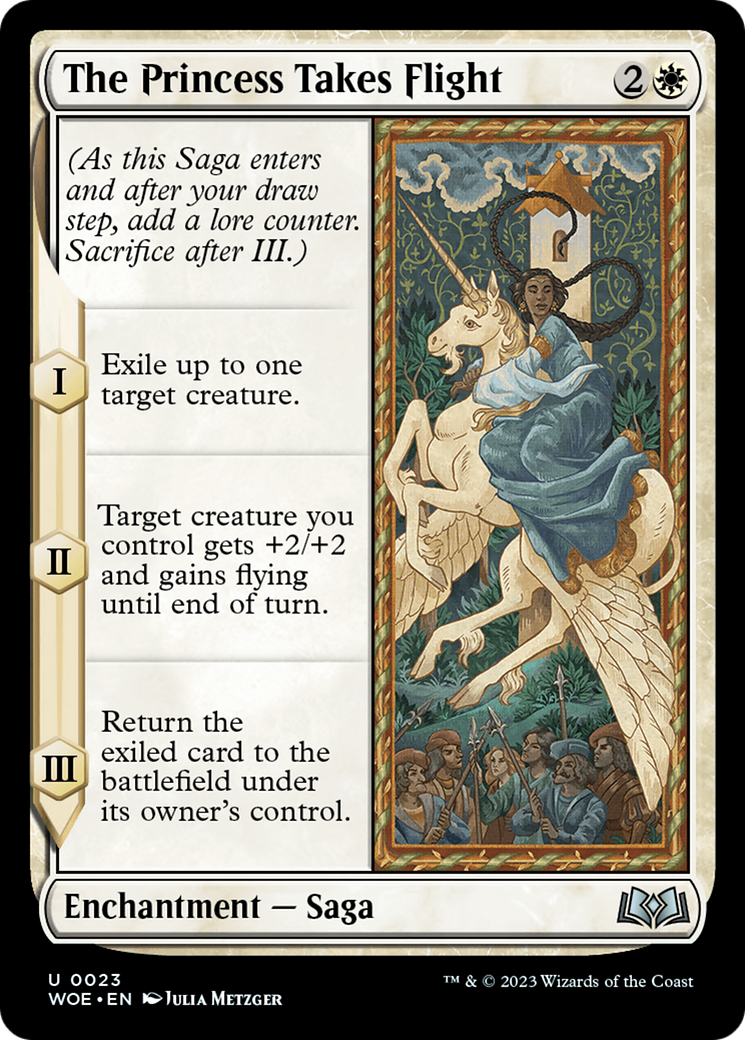 The Princess Takes Flight [Wilds of Eldraine] | Magic Magpie