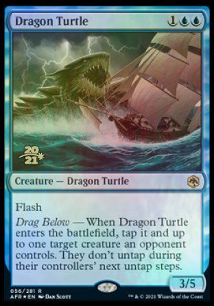 Dragon Turtle [Dungeons & Dragons: Adventures in the Forgotten Realms Prerelease Promos] | Magic Magpie