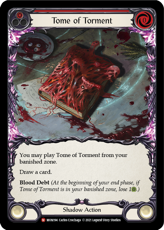 Tome of Torment [MON194] 1st Edition Normal | Magic Magpie
