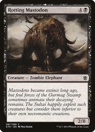 Rotting Mastodon [Khans of Tarkir] | Magic Magpie