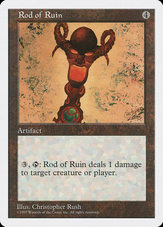 Rod of Ruin [Fifth Edition] | Magic Magpie