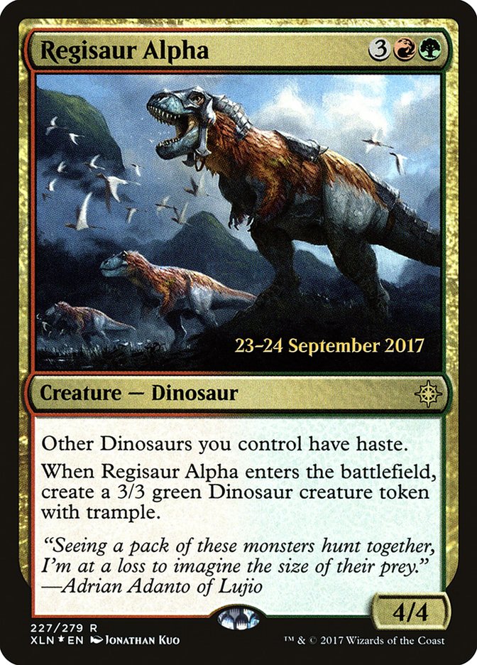 Regisaur Alpha  [Ixalan Prerelease Promos] | Magic Magpie