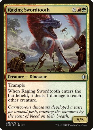 Raging Swordtooth [Ixalan] | Magic Magpie