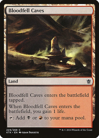 Bloodfell Caves [Khans of Tarkir] | Magic Magpie