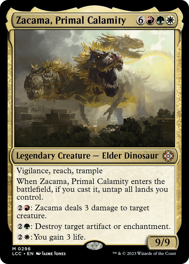 Zacama, Primal Calamity [The Lost Caverns of Ixalan Commander] | Magic Magpie