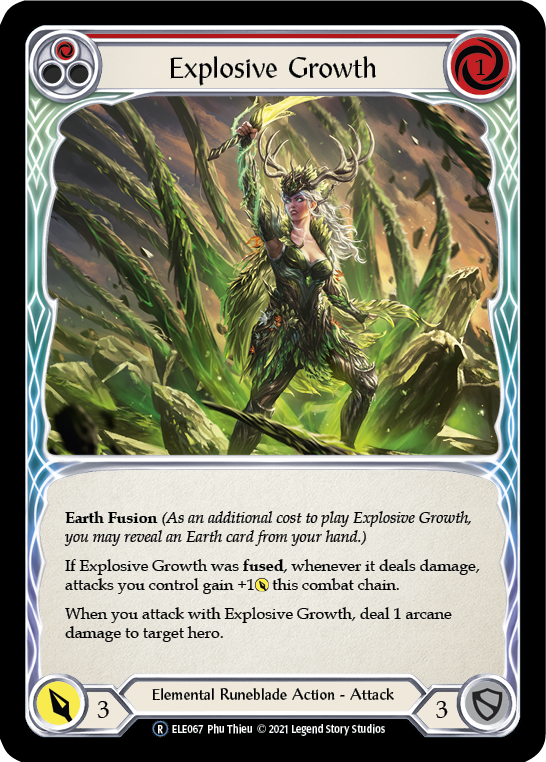 Explosive Growth (Red) [U-ELE067] Unlimited Normal | Magic Magpie
