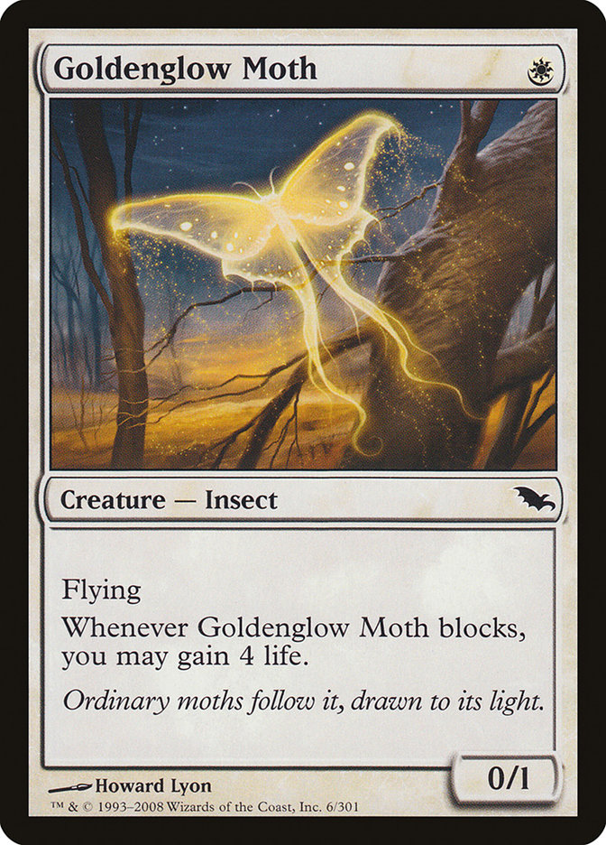 Goldenglow Moth [Shadowmoor] | Magic Magpie