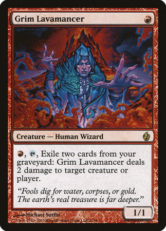 Grim Lavamancer [Premium Deck Series: Fire and Lightning] | Magic Magpie