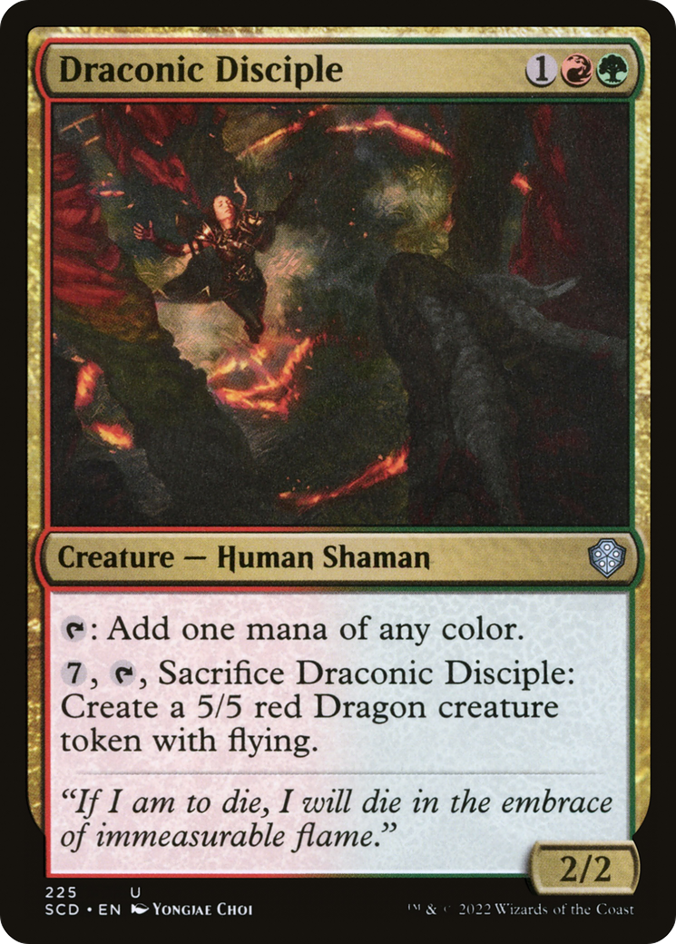 Draconic Disciple [Starter Commander Decks] | Magic Magpie