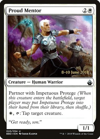 Proud Mentor [Battlebond Promos] | Magic Magpie