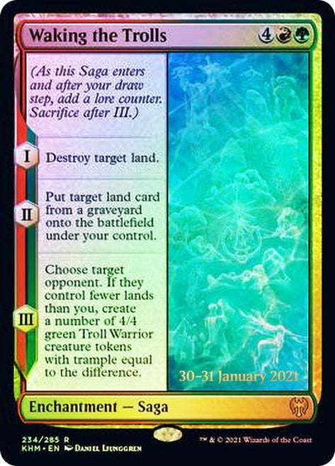 Waking the Trolls [Kaldheim Prerelease Promos] | Magic Magpie