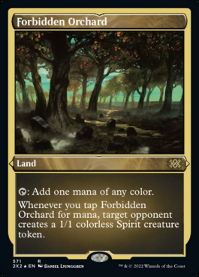 Forbidden Orchard (Foil Etched) [Double Masters 2022] | Magic Magpie