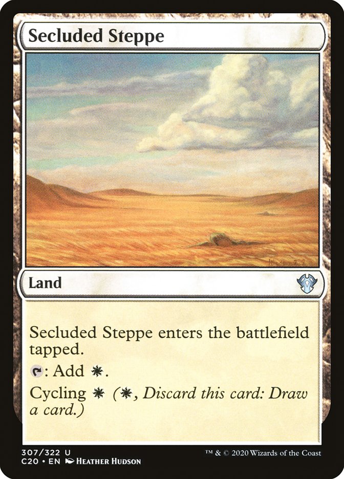 Secluded Steppe [Commander 2020] | Magic Magpie