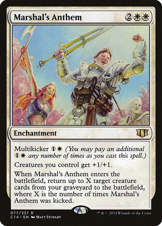 Marshal's Anthem [Commander 2014] | Magic Magpie
