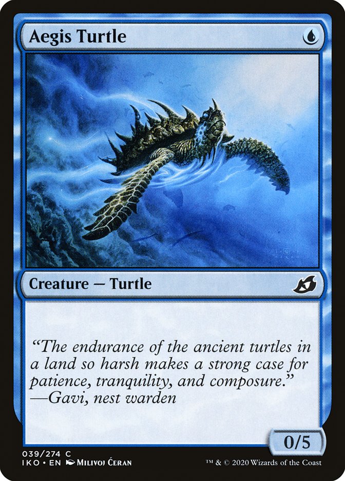 Aegis Turtle [Ikoria: Lair of Behemoths] | Magic Magpie