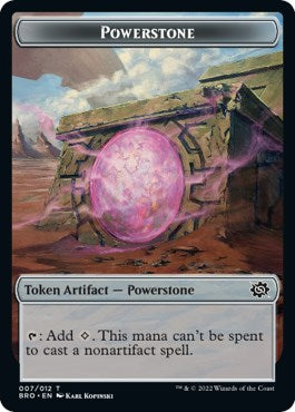 Powerstone // Construct (005) Double-Sided Token [The Brothers' War Tokens] | Magic Magpie