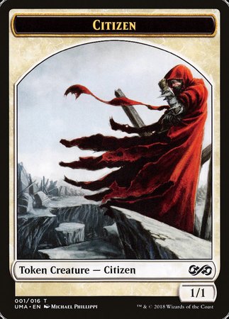 Citizen Token [Ultimate Masters Tokens] | Magic Magpie