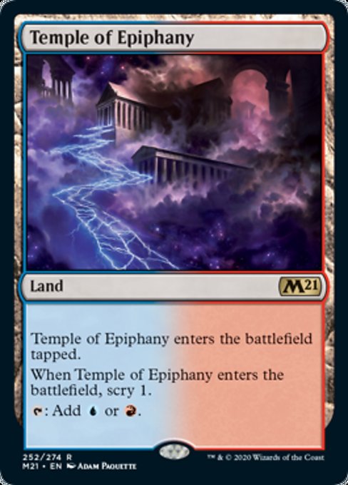 Temple of Epiphany [Core Set 2021] | Magic Magpie