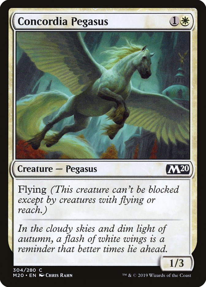 Concordia Pegasus [Core Set 2020] | Magic Magpie