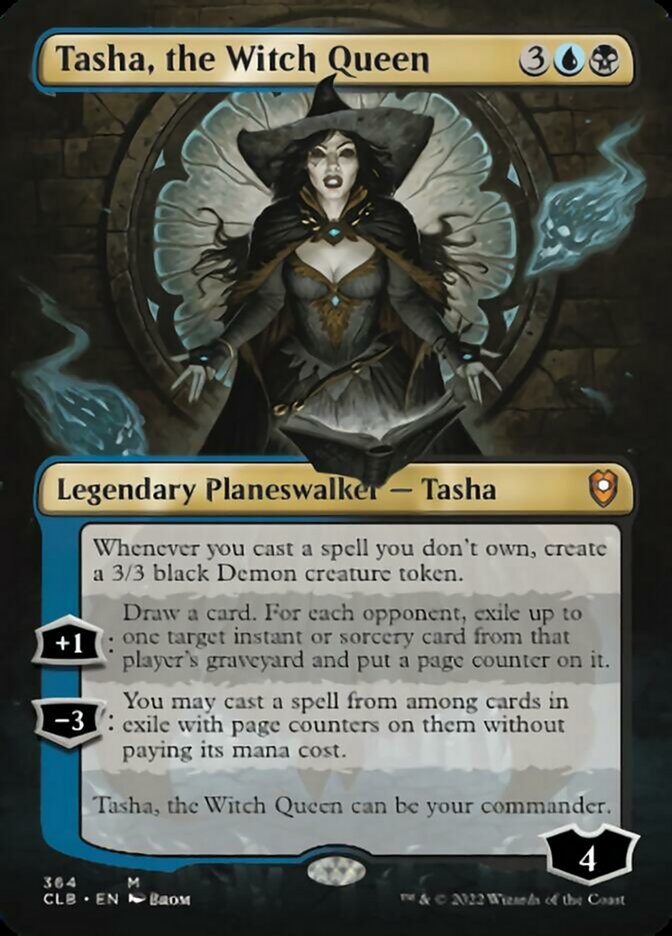 Tasha, the Witch Queen (Borderless) [Commander Legends: Battle for Baldur's Gate] | Magic Magpie