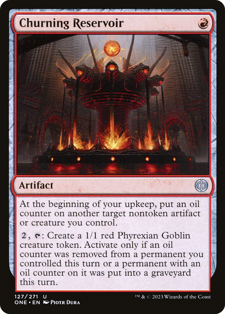 Churning Reservoir [Phyrexia: All Will Be One] | Magic Magpie