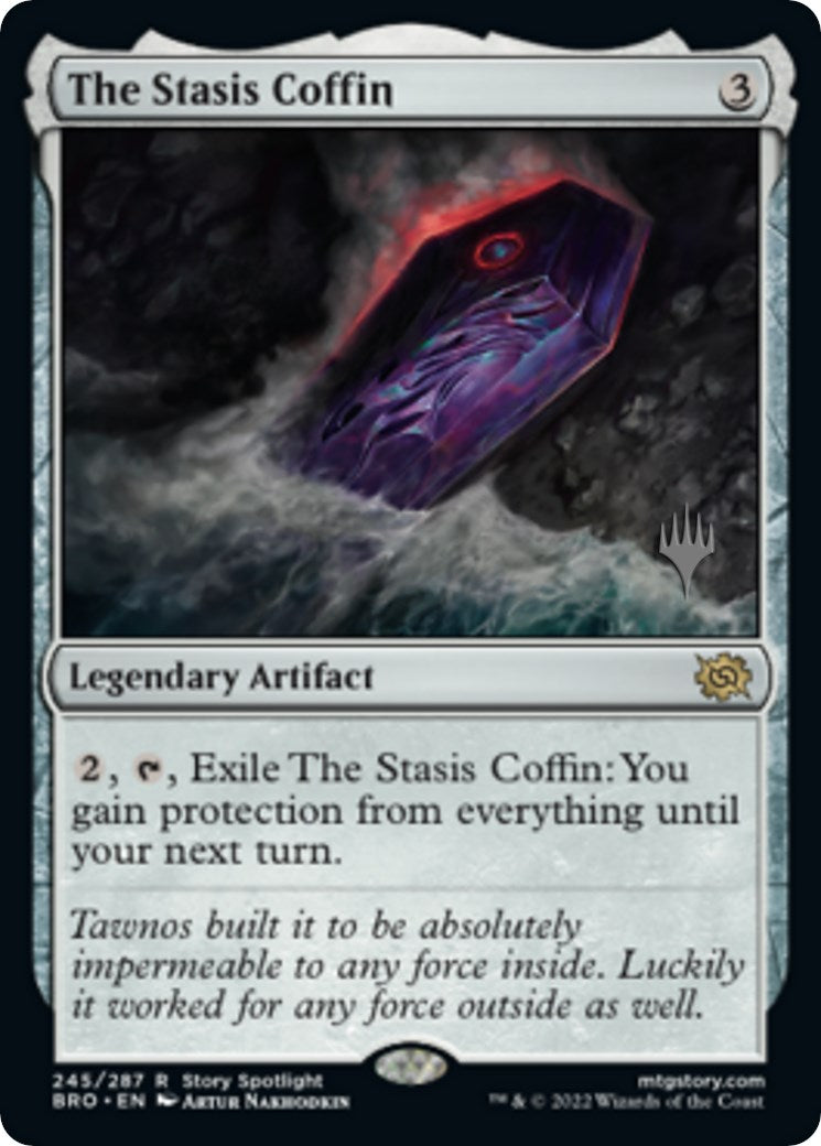 The Stasis Coffin (Promo Pack) [The Brothers' War Promos] | Magic Magpie