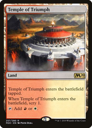 Temple of Triumph [Core Set 2020 Promos] | Magic Magpie