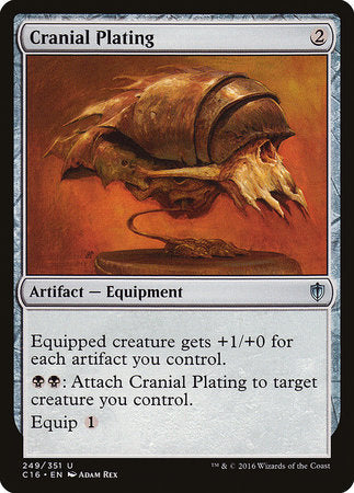 Cranial Plating [Commander 2016] | Magic Magpie