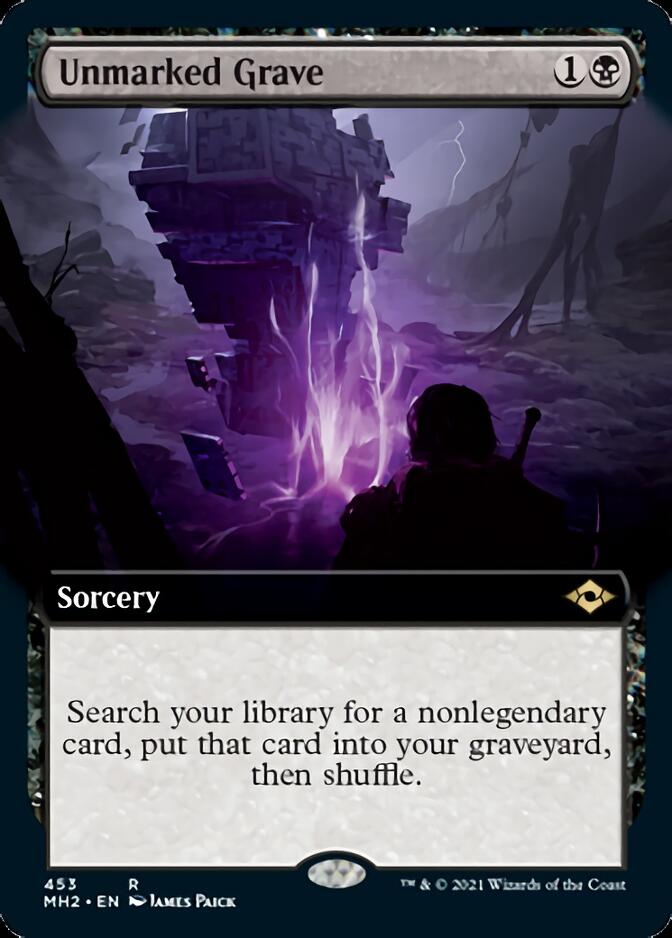 Unmarked Grave (Extended Art) [Modern Horizons 2] | Magic Magpie