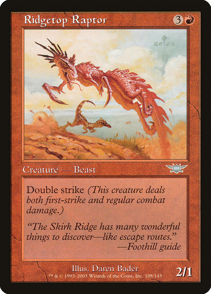 Ridgetop Raptor [Legions] | Magic Magpie