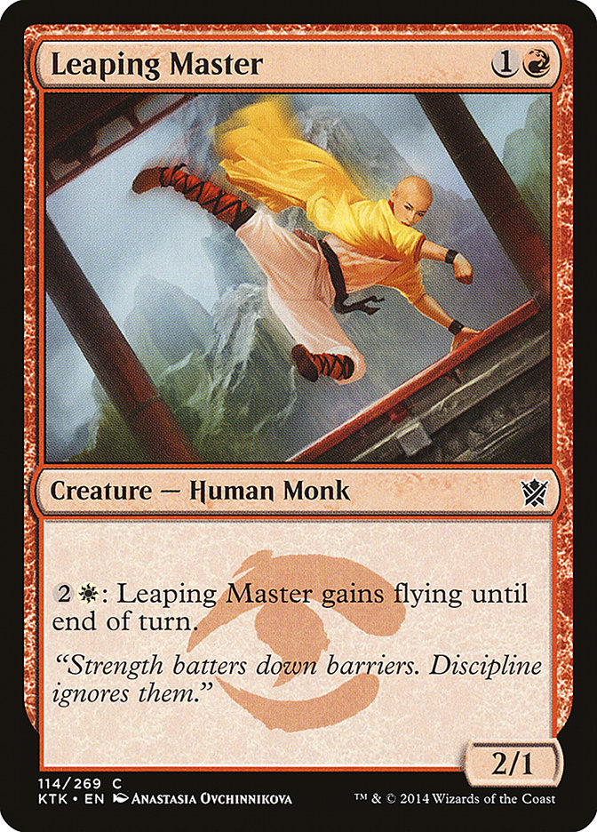 Leaping Master [Khans of Tarkir] | Magic Magpie