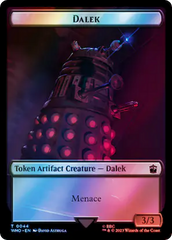 Dalek // Beast Double-Sided Token (Surge Foil) [Doctor Who Tokens] | Magic Magpie